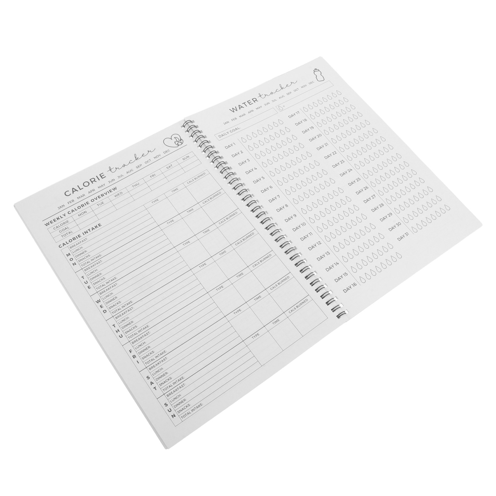 Nutrition And Fitness Books - Fitness Log Book 11.7 X 8.5