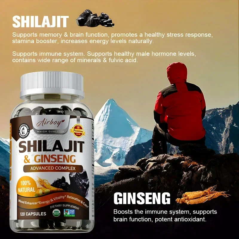 Shilajit & Ginseng - Energy &  - Pre Workout Supplement review and price