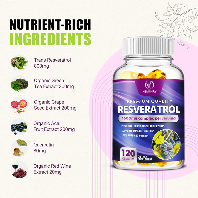 Resveratrol Capsules - Support - Resveratrol Capsule Anti Aging review and price