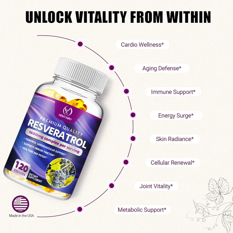 Resveratrol Capsules - Support - Resveratrol Capsule Anti Aging review and price