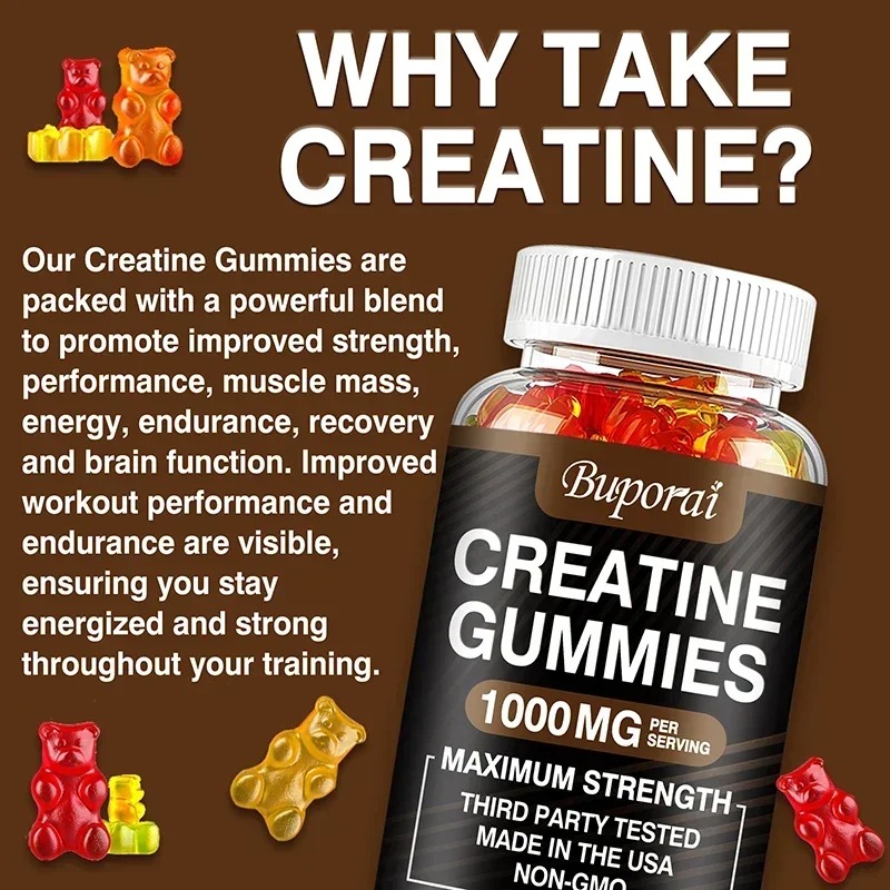 Creatine Monohydrate Gummies - - Pre Workout Supplement review and price