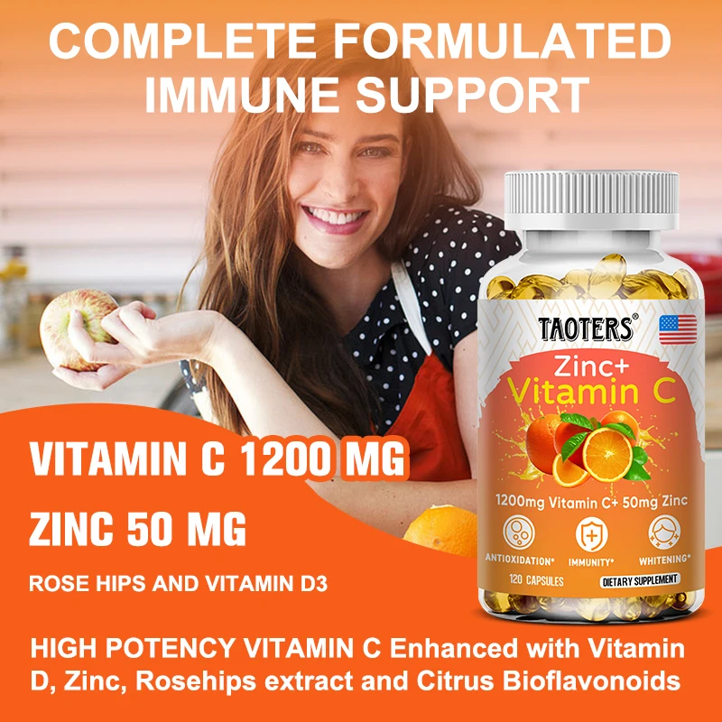 Taoters Vitamin C + Zinc Suppl - Zinc Supplement 50Mg review and price