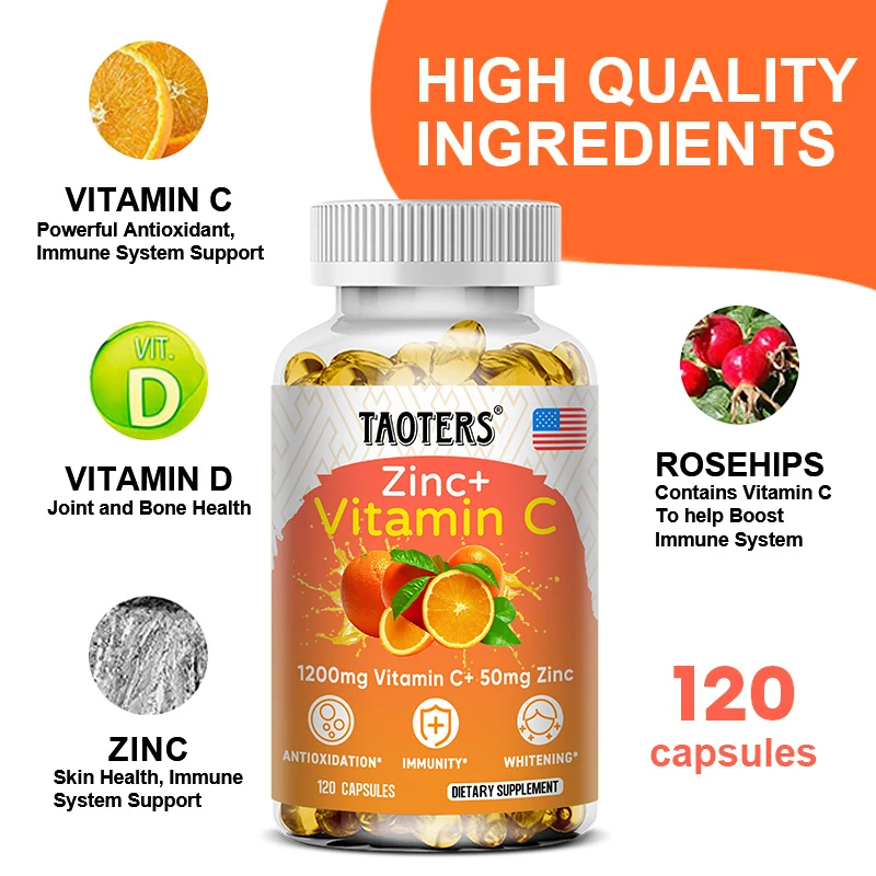 Taoters Vitamin C + Zinc Suppl - Zinc Supplement 50Mg review and price