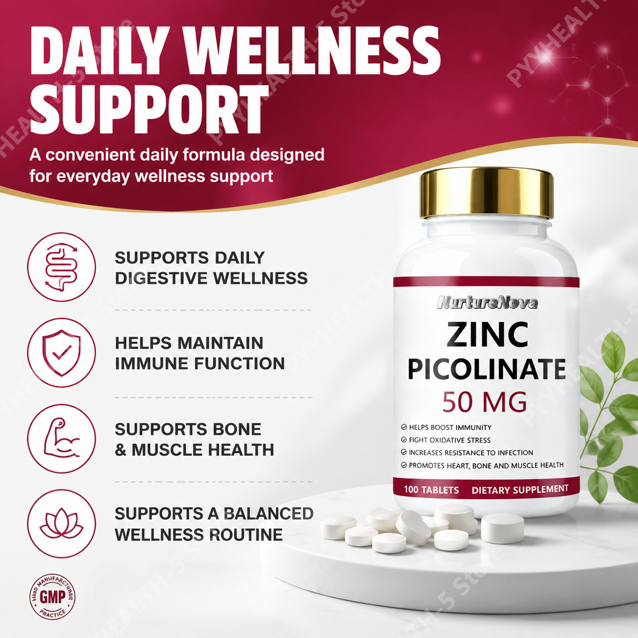 Zinc Picolinate Tablets for An - Zinc Supplement 50Mg review and price