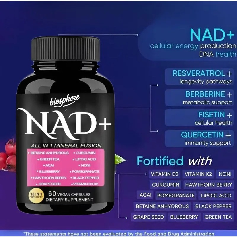 NAD supplement  nicotinamide n - Resveratrol Capsule Anti Aging review and price