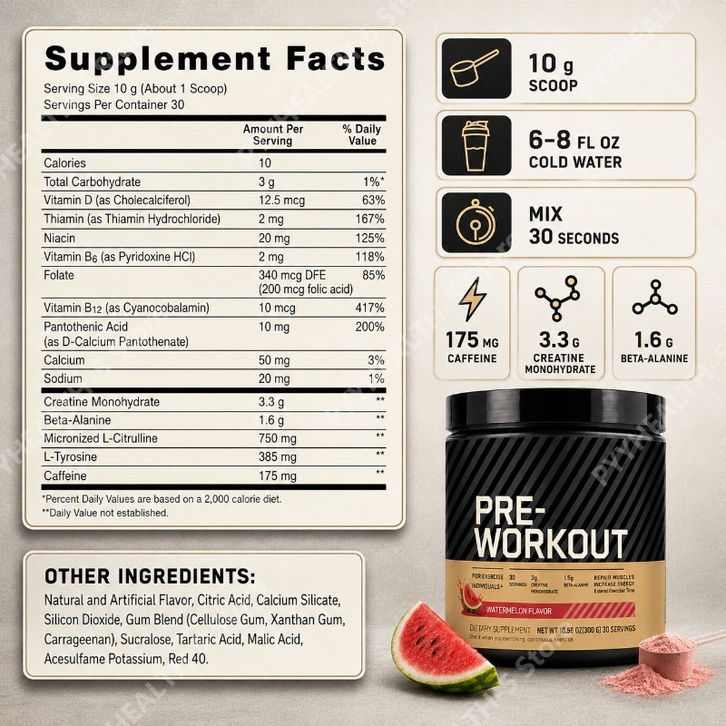 Pre Workout Powder with Creati - Pre Workout Supplement review and price