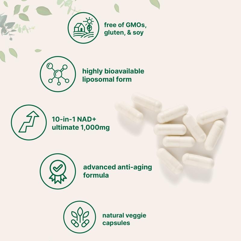 Extra Strength NAD Supplement  - Resveratrol Capsule Anti Aging review and price