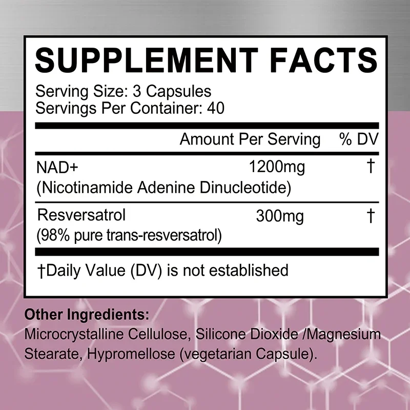 NAD+ Resveratrol Supplements - - Resveratrol Capsule Anti Aging review and price